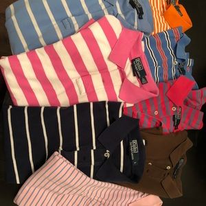 8 men’s Ralph Lauren Polo shirts